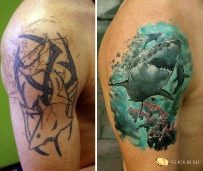 Мастера татуировки исправляют косяки молодости